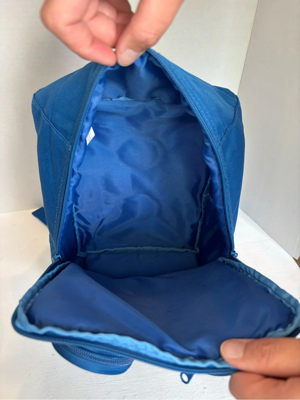 LEGO Kids Backpack Blue Brick With Pockets Bag Vintage 2007